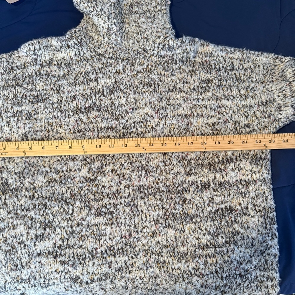 Lou & Grey Womens Cozy Chunky Knit Turtleneck Sweater Hi Lo Hem, Great Condition - Picture 12 of 12